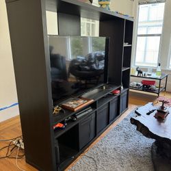 LAPPLAND: TV storage unit, black-brown