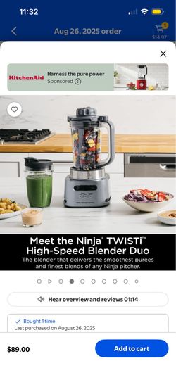 Ninja twisti blender