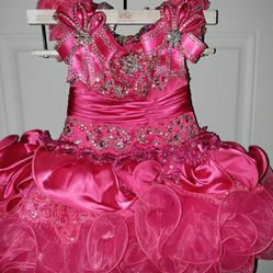 ✨ REGIONALS PAGEANT DRESS 12 MO PINK PAGEANT DRESS RHINESTONE PAGEANT DRESS ✨
