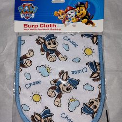 Chase Paw Patrol Burp Cloth 