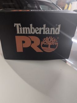 Brand new timberland work boots steel toe