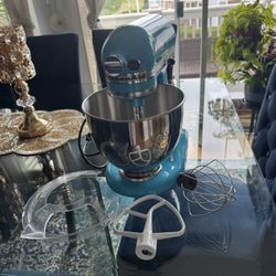 Artisan KitchenAid Mixer Aqua Blue 5Qt 