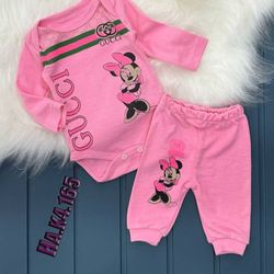 Baby Girls Outfit 0-6 And 9 Months 
