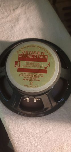 JENSEN  C12K  8 OHM   NEW