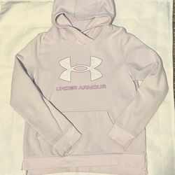 Girls Under Armour Swearshirt Purple Size 14
