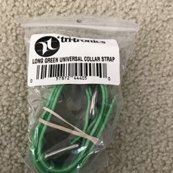 Tri Tronics green long universal collar strap, 27" long, NEW