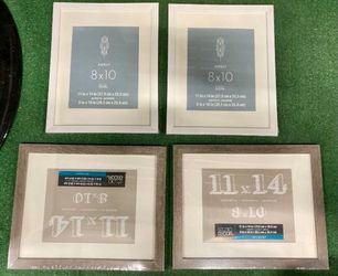 Lot of FOUR (4) Studio Decor Picture Frames 🖼️ 11 X 14 Matted to 8 X 10 - Still Mint and Sealed In Original Packaging / Matted - Perfect for Holidays