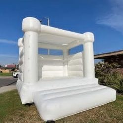 White Bounce House For Sale 