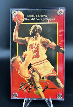 Michael Jordan Limited Edition 1997 Upper Deck - Nine Time NBA Scoring Champion #1277/1997