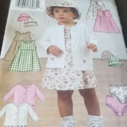 Butterick Pattern Baby  3782