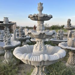 New Water Fountain Made Out Of Cement Perfect Gift 