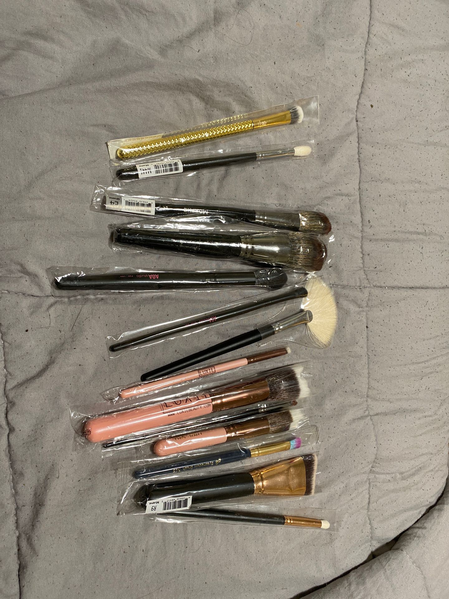 Random makeup brushes