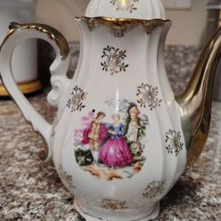 Vintage Porcelain Tea Pot