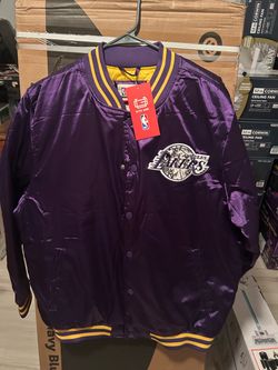 NBA Los Angeles Lakers Satin Varsity Jacket