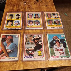 1978 Topps Baseball Cards Vintage 