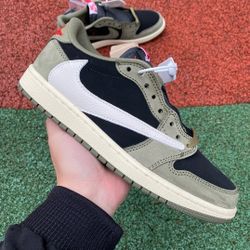 𝐎𝐧l𝐲 𝐫𝐞𝐩l𝐲 𝐨𝐧 𝐈 G : 𝐓𝐎𝐏𝐤𝐢𝐜𝐤𝐬𝟒𝟒𝟒                                           Jordan 1 travis scott olive