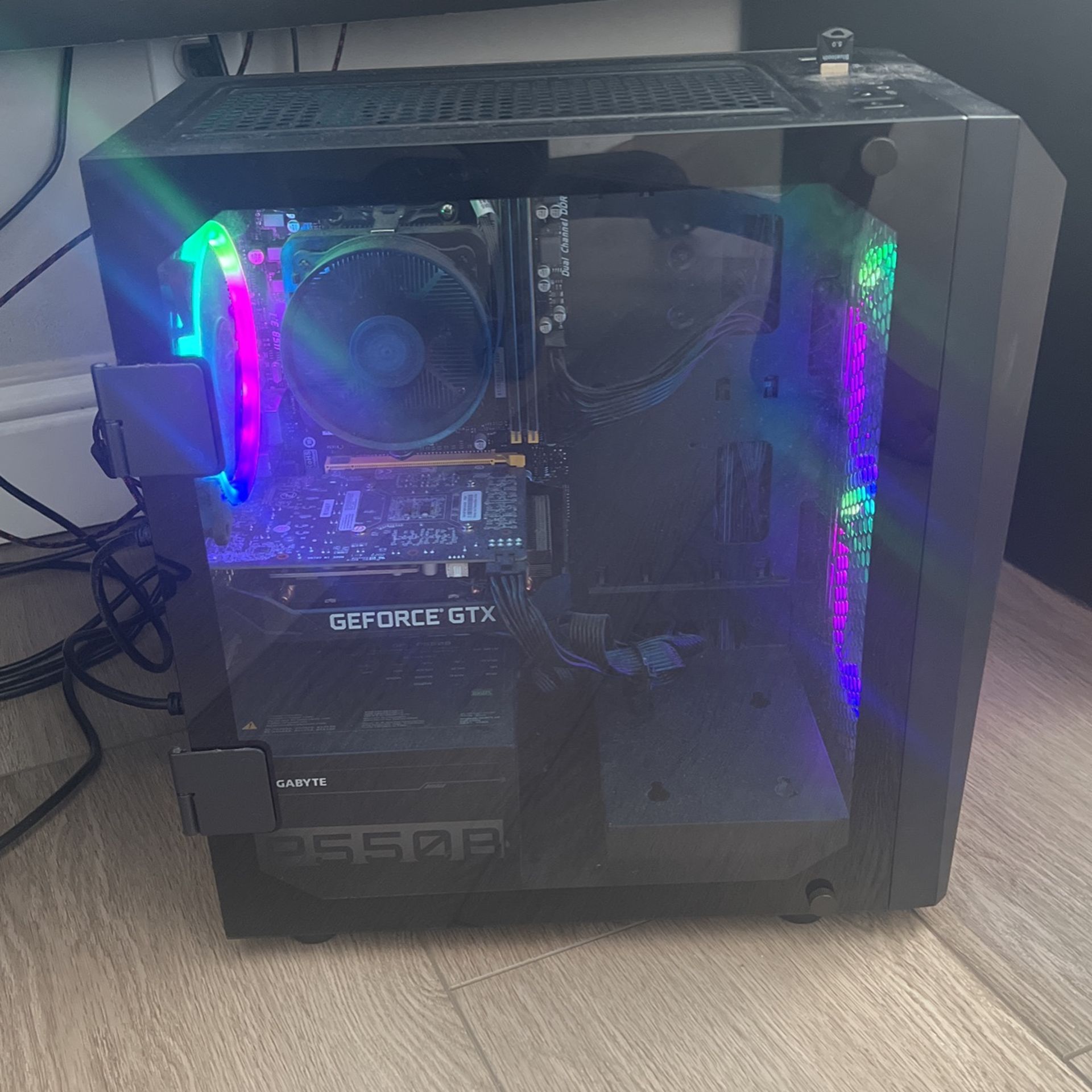 Gaming Computer PC Desktop Monitor Keyboard Mouse) – Ryzen