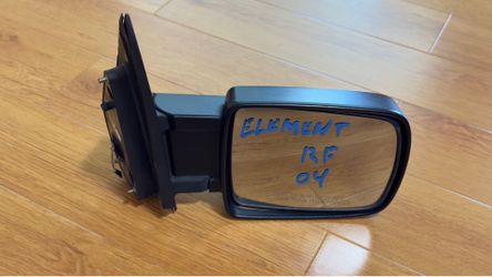 2004 Honda Element Passenger Side RH Power Mirror Black - US Auto
