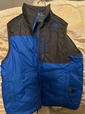 The North Face Boys Reversible Down Vest Fleece