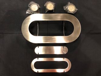 3 Crate & Barrel small stainless steel food warmers (11.5”x6”x3”)