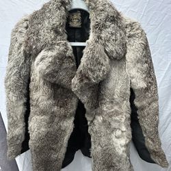 5 Vintage Fur / Hide Jacket Coats Women’s 