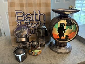 Set Of 5 Bath & Body Works Disney Star Wars Mandalorian Lot