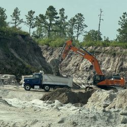   clay, dirt, roadbase, shell, rock, etc 