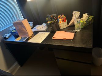Black Desk with chair $35