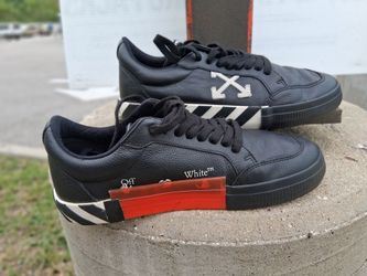 Off white shoes,  size 10, Vulcanized leather