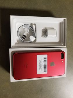iPhone 7 plus red edition 128gb factory unlocked