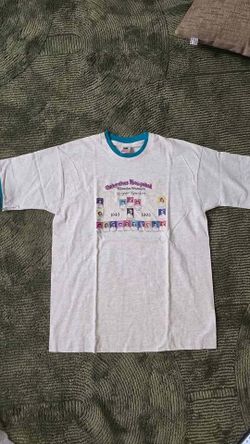 Vintage 1993 Fruit of the Loom Columbus Hospital Reunion T-Shirt Size L USA