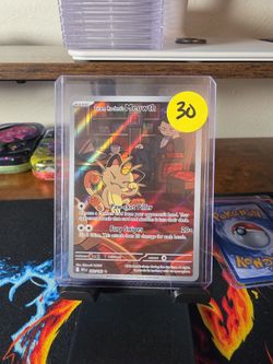Team Rocket's Meowth 203/182 Pokémon Card