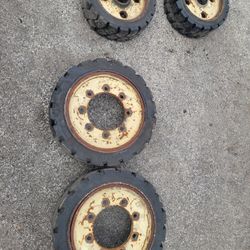 nissan forklift wheels