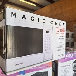 Magic chef 1.3 cu. ft. Countertop Microwave Oven in White