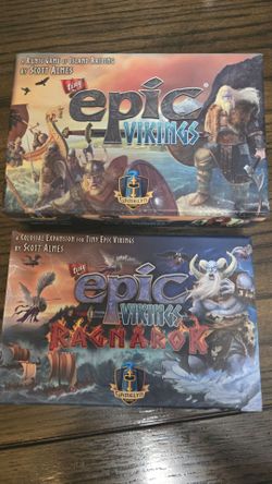 Epic tiny vikings base + expansions board game