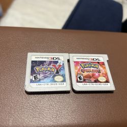 Nintendo 3DS Games ( Pokémon Y and Pokémon Omega Ruby