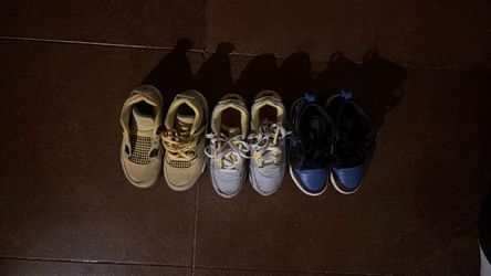 3 Pairs of Kids Jordan Sneakers