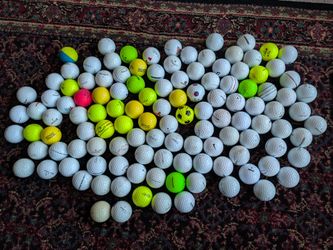 Assortment of premium golf balls (115 Total)