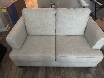 Queen Pull-Out Couch with Loveseat
