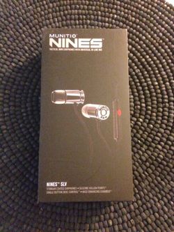 Munitio Nines SLV 9mm Bullet Titanium Coated Earphones