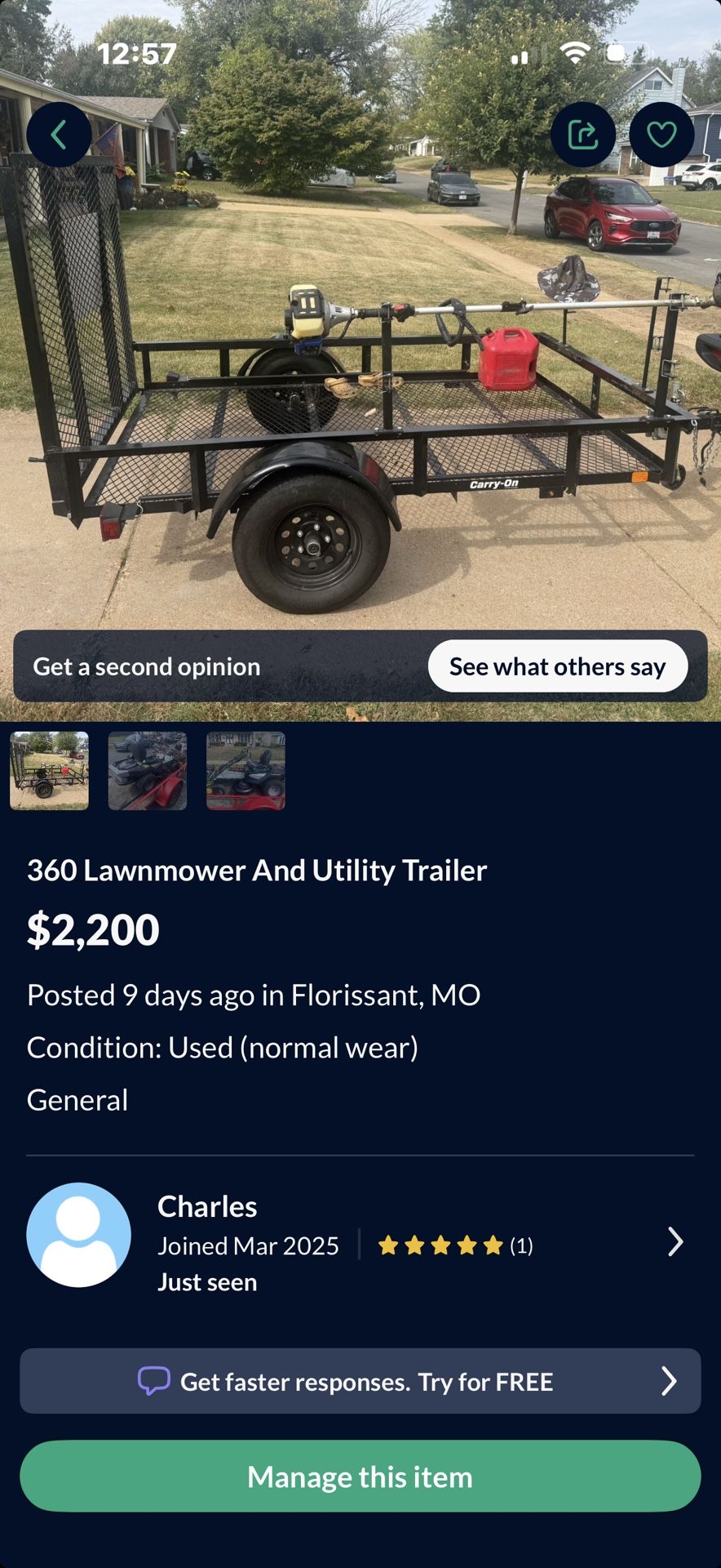 360- Lawnmower- Trailer 