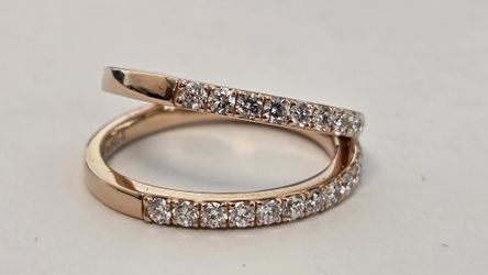 High Quality 14k Rosegold,VVS Quality Size 6