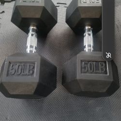 50lbs Dumbells Weights