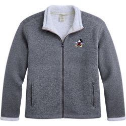 Vintage Disneyland Fleece Sweater Retro Streetwear Grandpa Core Boxy Loungewear