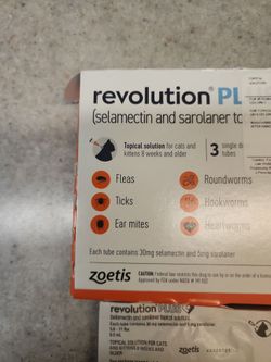 Revolution Plus 5.6 to 11 pounds over 8 weeks