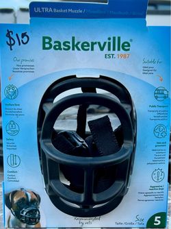 Baskerville size 5 dog muzzle.