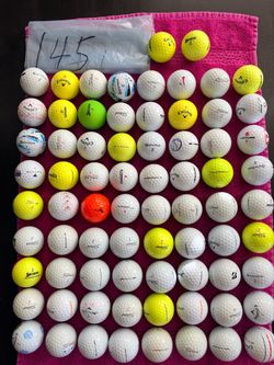 Batch#145 - 74 premium & mixed highly playable GOLF balls