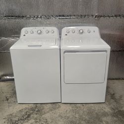 GE TOP LOAD WASHER AND DRYER 