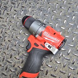 Milwaukee M12 FUEL 12V Lithium-Ion Brushless Cordless 1/2 in. Hammer Drill (Tool-Only)