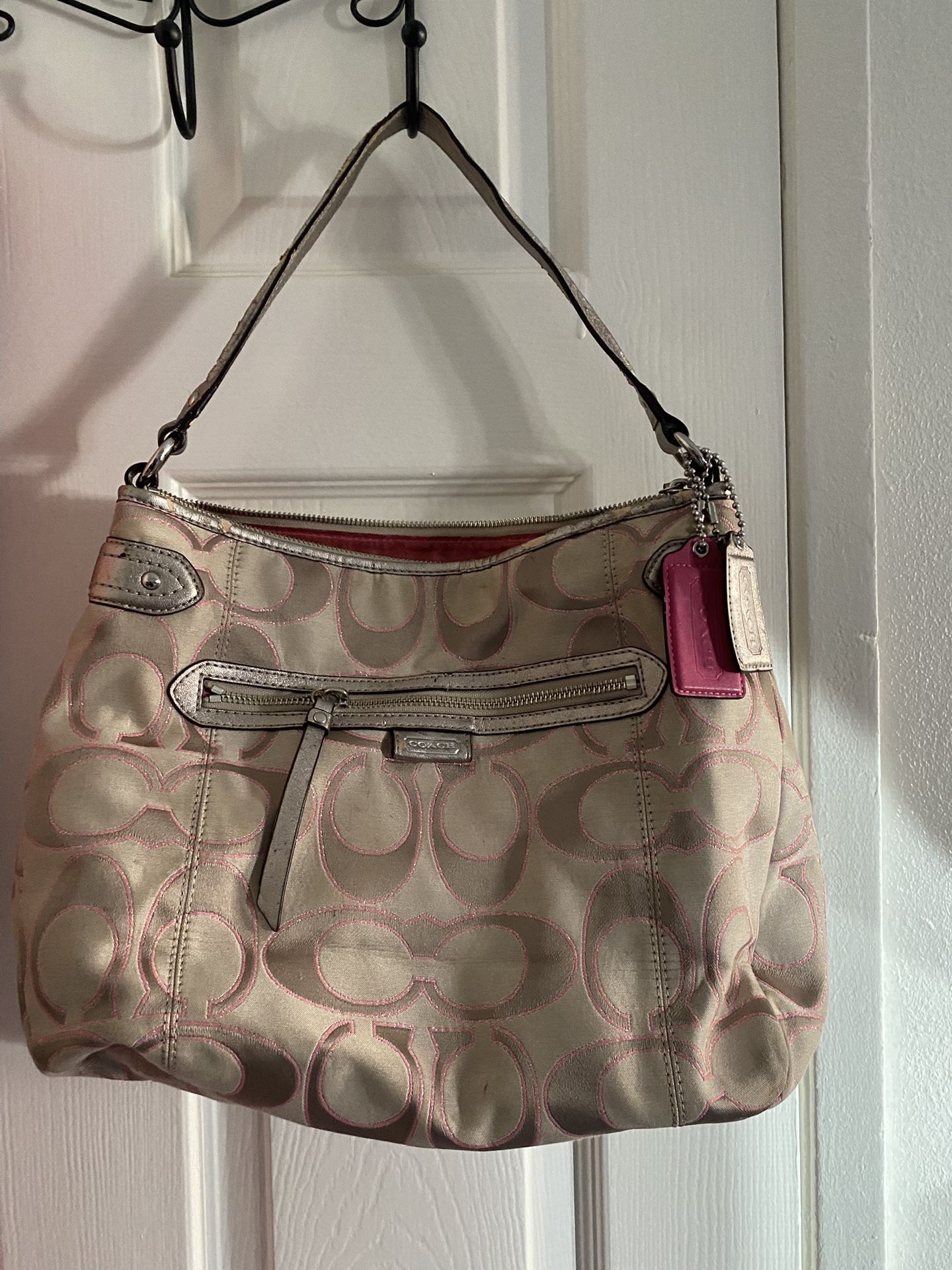 Coach beige Purse
